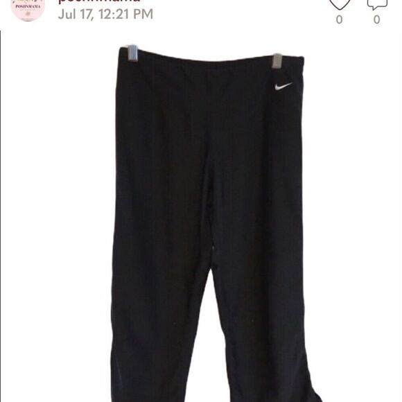 Nike Fit Dry Workout Pants Size SMALL Black - Picture 1 of 4